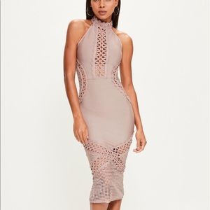 Purple bandage dress